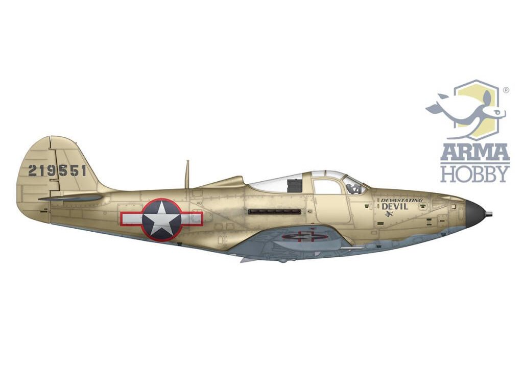 ARMA HOBBY 1/72 P-39Q Airacobra
