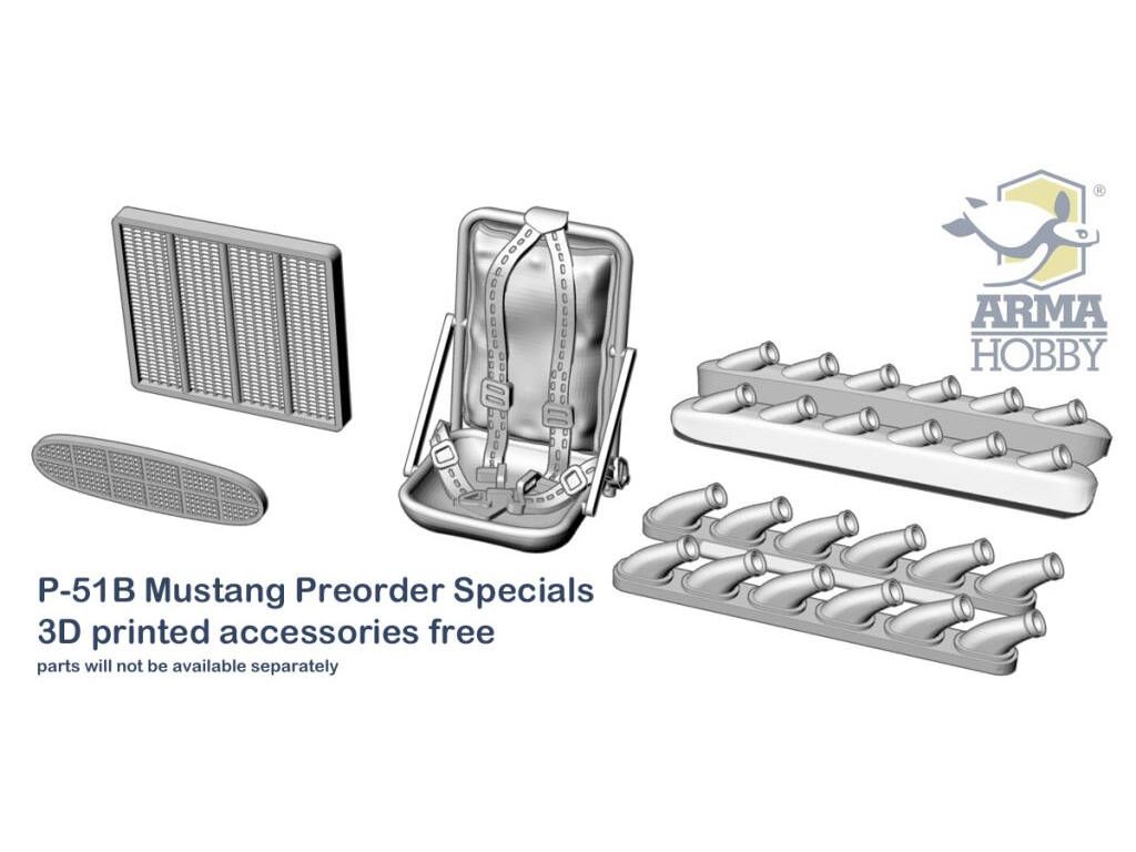 ARMA HOBBY 1/72 P-51B Mustang