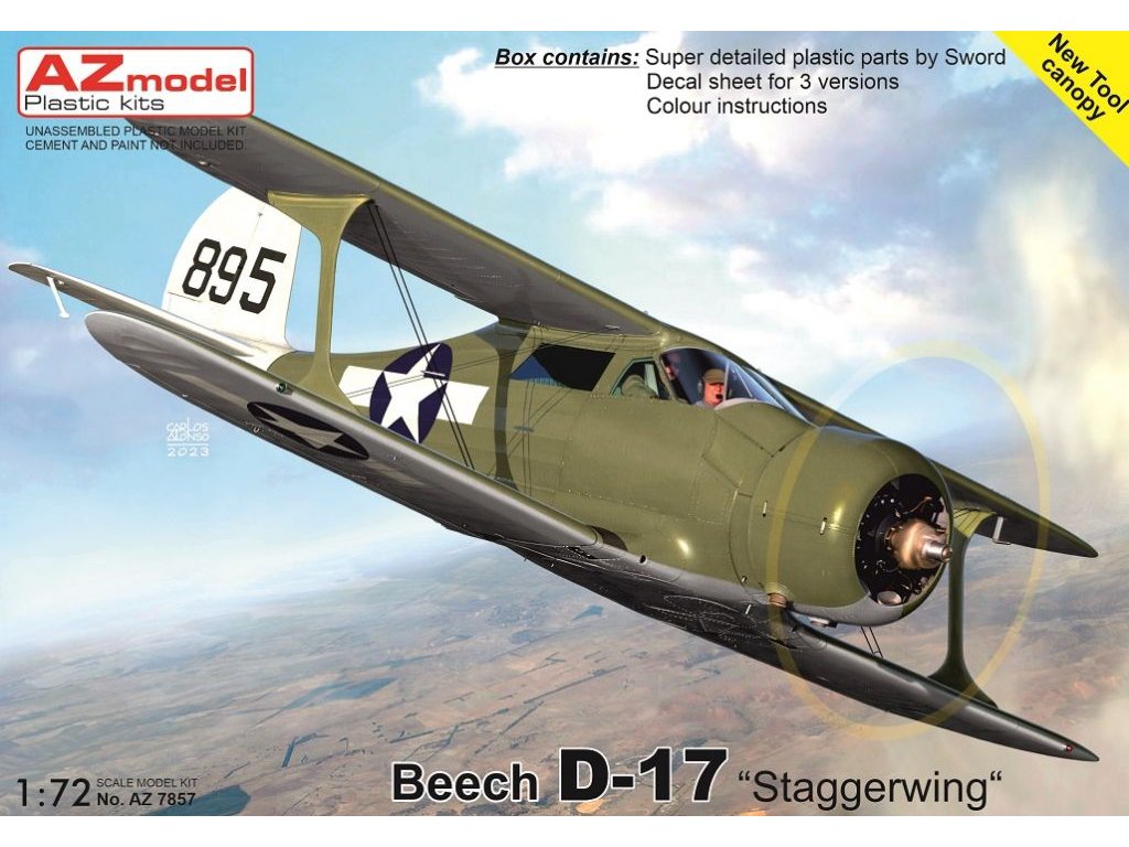AZ MODEL 1/72 Beech D-17 Staggerwing 