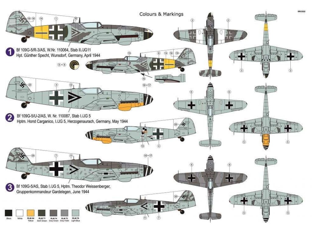 AZ MODEL 1/72 Bf 109G-5/AS