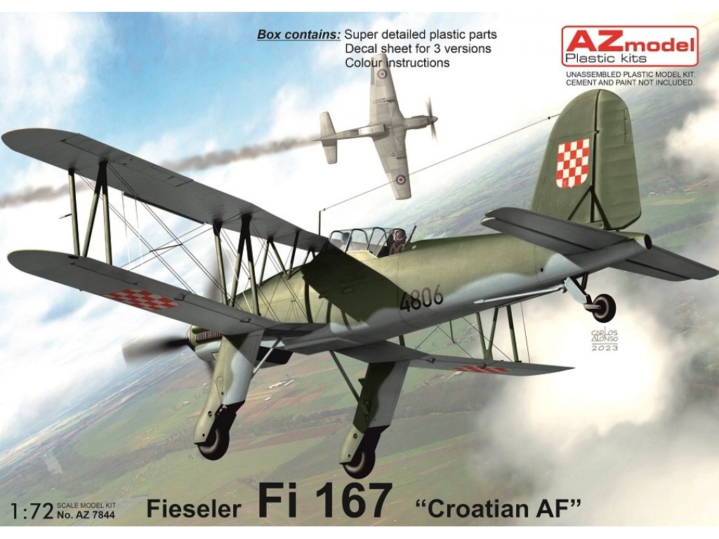 AZ MODEL 1/72 Fiesler Fi 167 Croatian AF 
