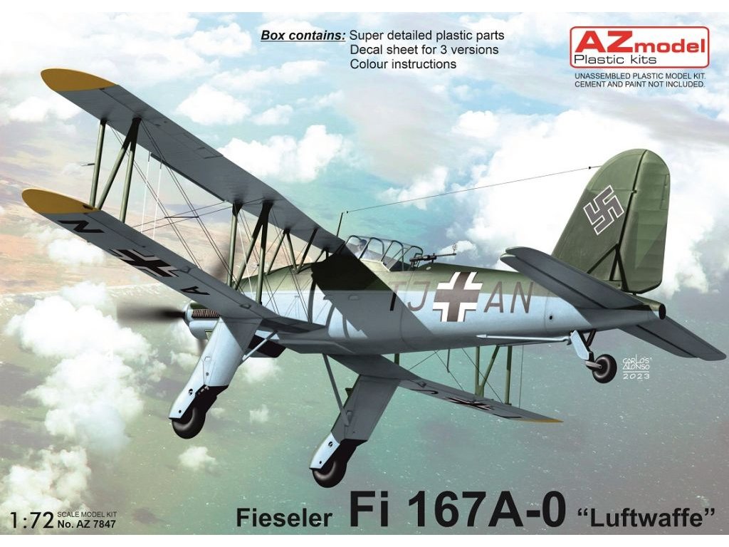 AZ MODEL 1/72 Fiesler Fi 167A-0 Luftwaffe 