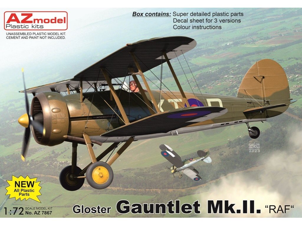 AZ MODEL 1/72 Gloster Gauntlet Mk.II RAF 