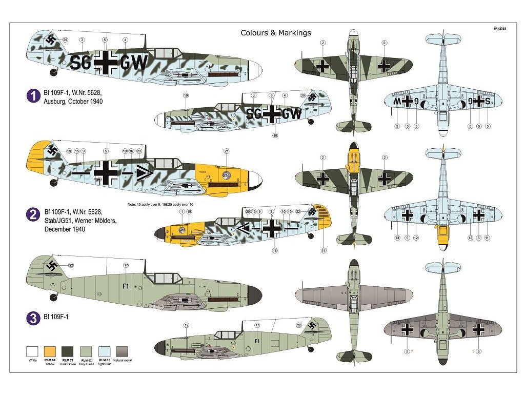 AZ MODEL 1/72 Messerschmitt Bf 109F-1 Friedrich are comming