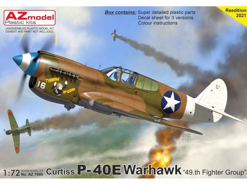 AZ MODEL 1/72 P-40E Warhawk 49.th  FG