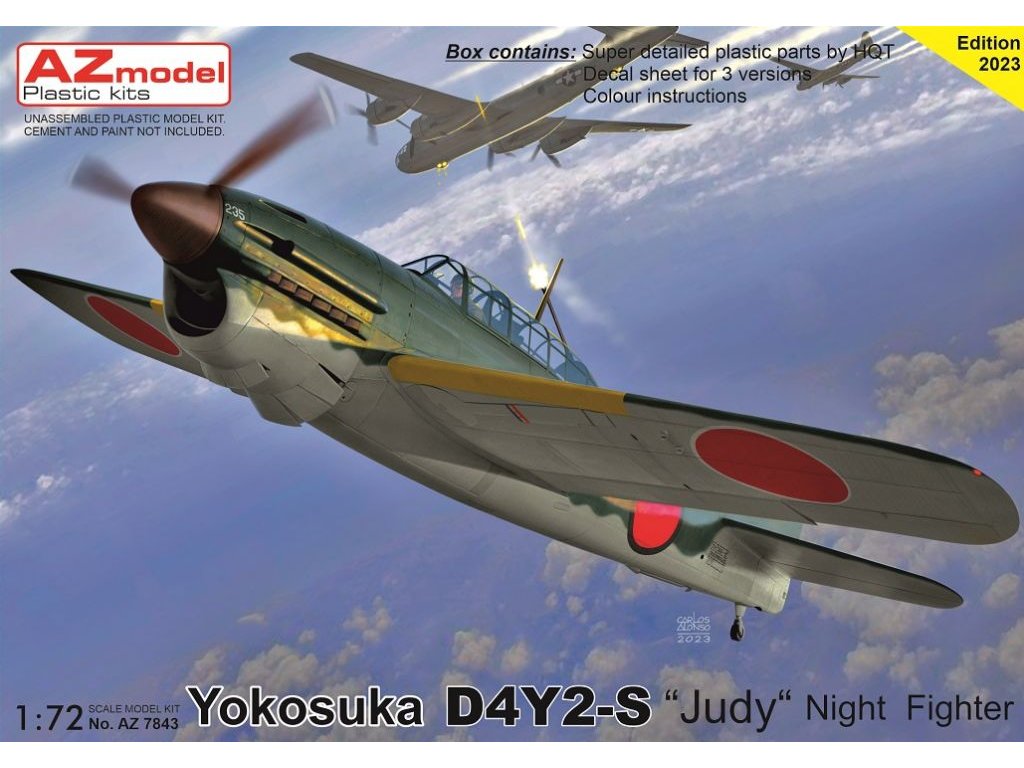 AZ MODEL 1/72 Yokosuka D4Y2-S Judy Night Fighter 