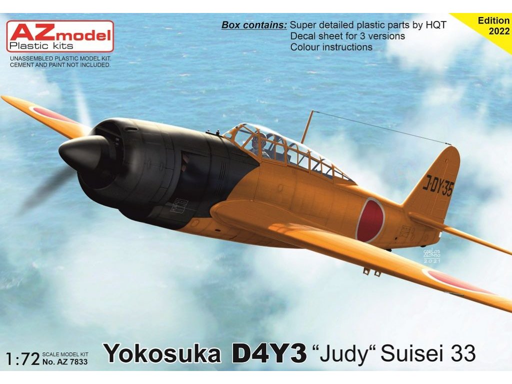 AZ MODEL 1/72 Yokosuka D4Y3 Judy Suisei 33 