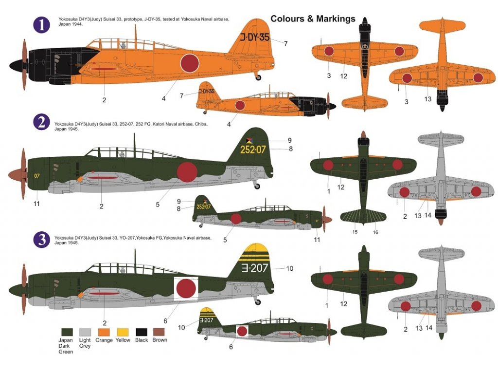 AZ MODEL 1/72 Yokosuka D4Y3 Judy Suisei 33 