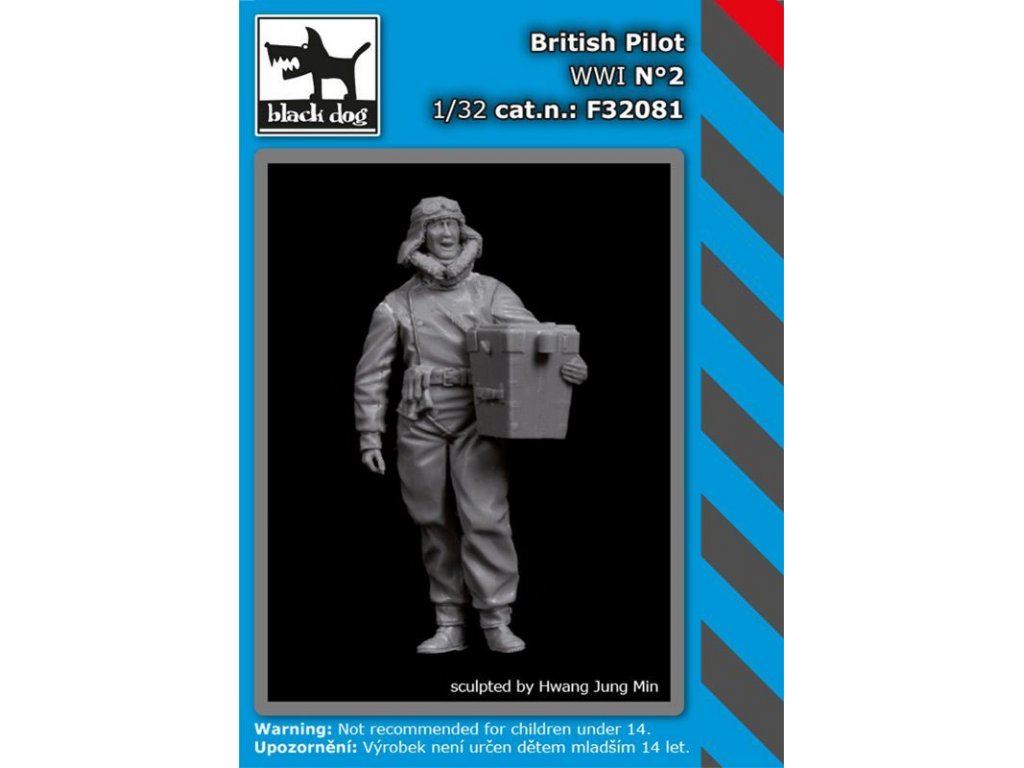 BLACKDOG 1/32 British pilot WWI No.2 (1 fig.)