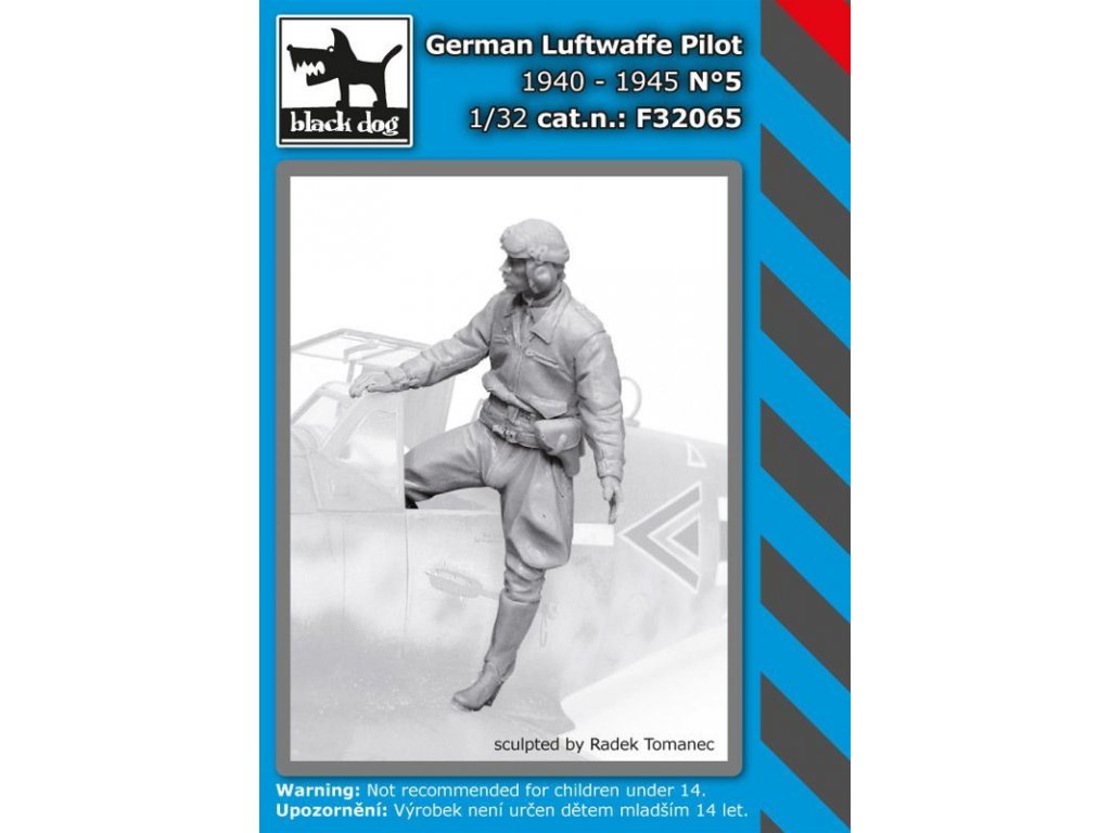 BLACKDOG 1/32 German Luftwafe pilot 1940-45 No.5 (1 fig.)