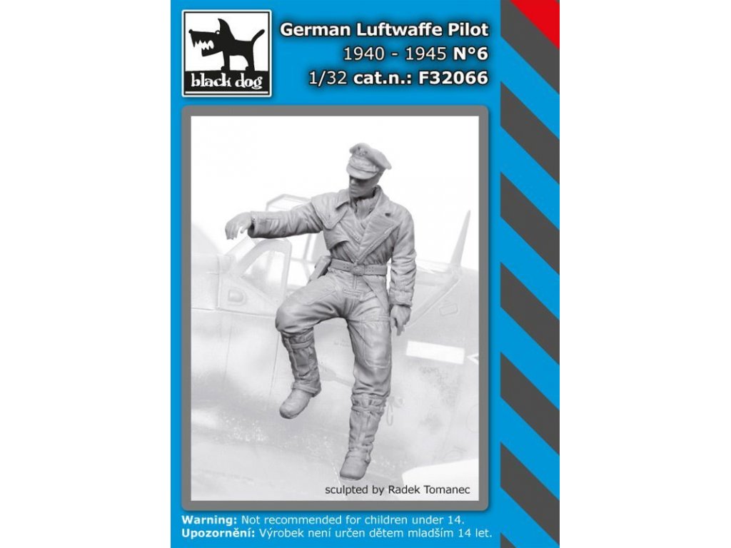 BLACKDOG 1/32 German Luftwafe pilot 1940-45 No.6 (1 fig.)