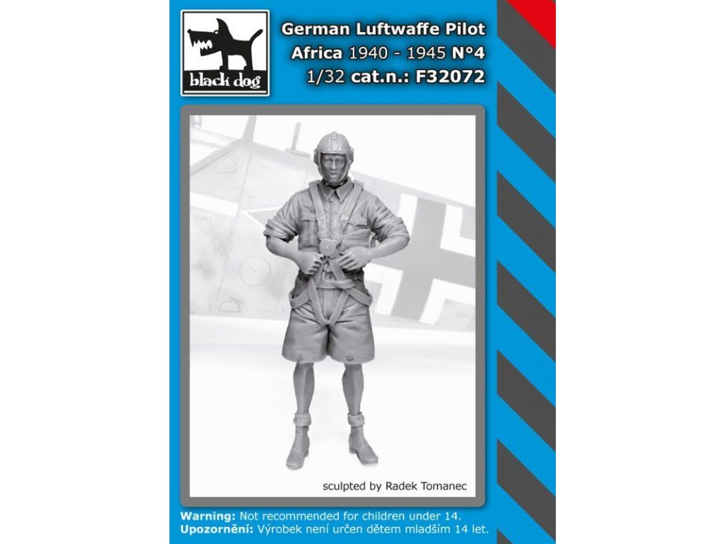 BLACKDOG 1/32 German Luftwaffe pilot Africa 1940-45 No.4