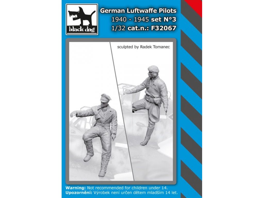 BLACKDOG 1/32 German Luftwaffe pilots 1940-45 No.3 (2 fig.)