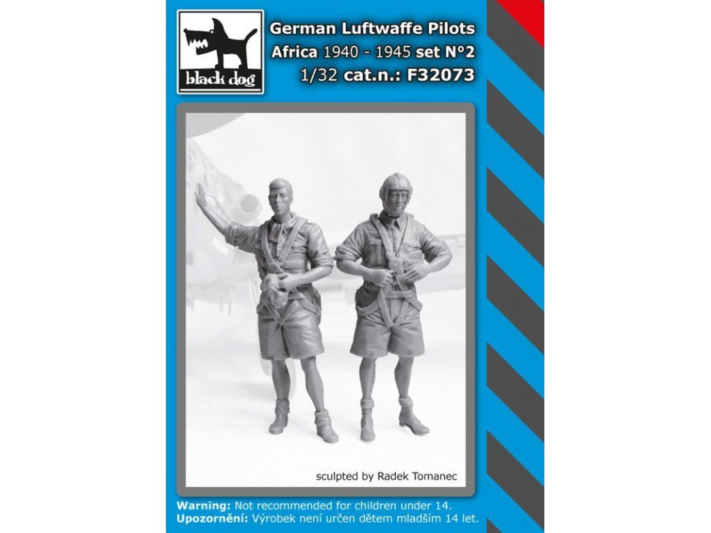 BLACKDOG 1/32 German Luftwaffe pilots Africa 1940-45 No.2