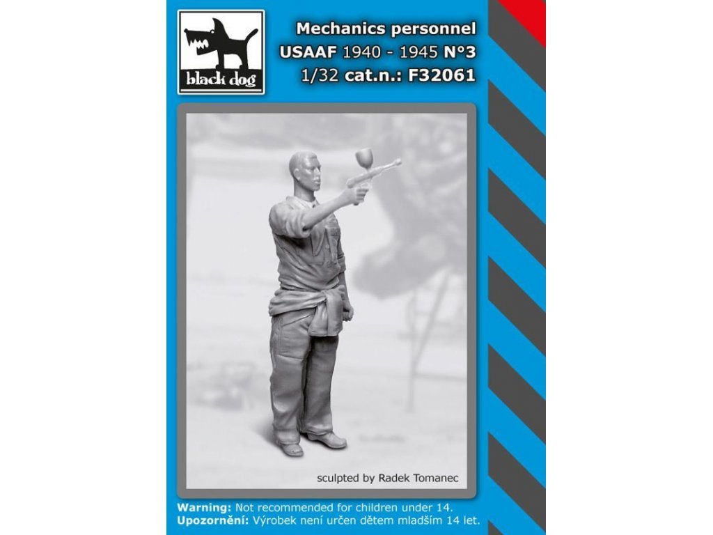 BLACKDOG 1/32 Mechanics personnel USAAF 1940-45 No.3