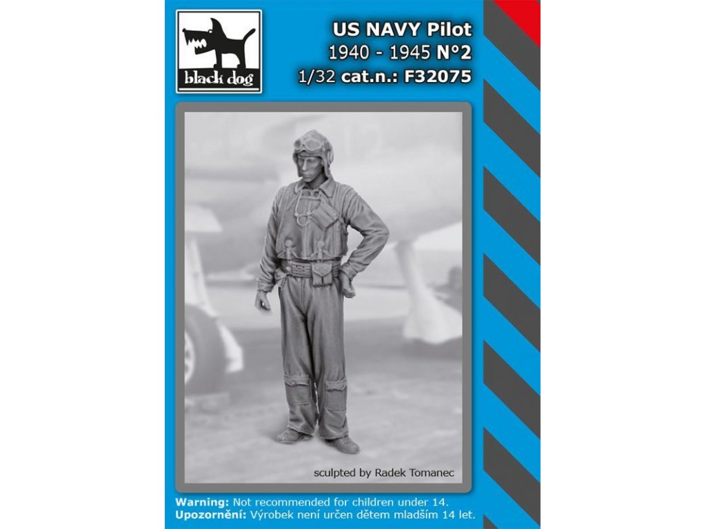 BLACKDOG 1/32 US NAVY pilot 1940-45 No.2 (1 fig.)