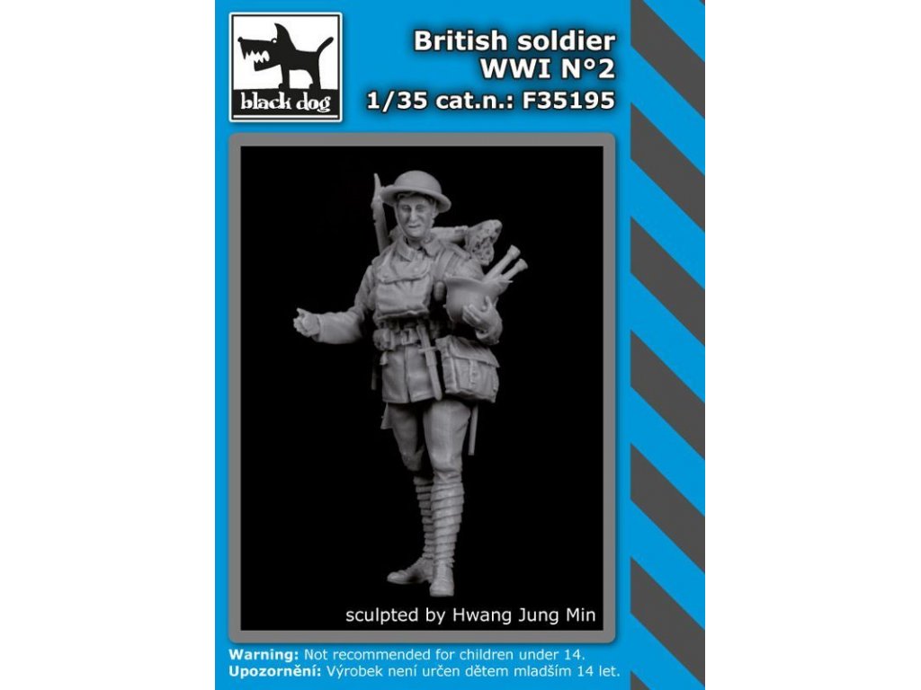 BLACKDOG 1/35 British Soldier WWI No.2 (1 fig.)