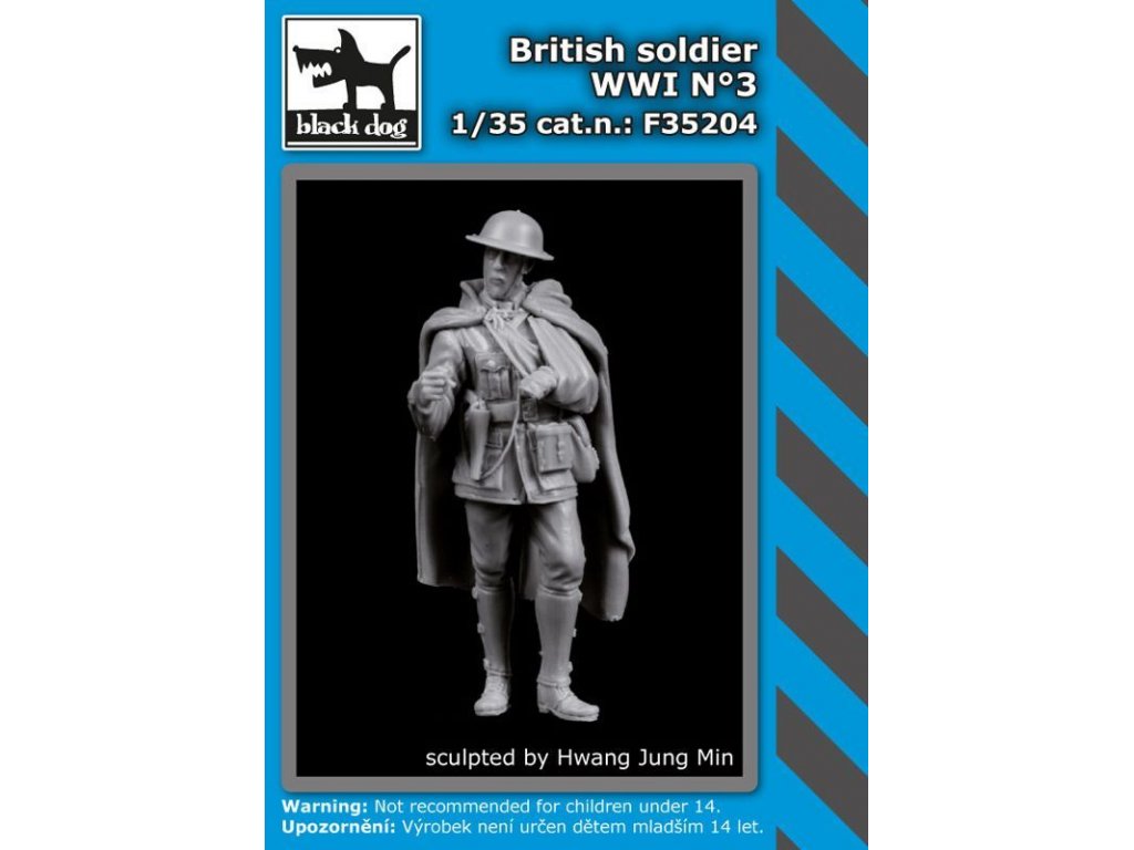 BLACKDOG 1/35 British Soldier WWI No.3 (1 fig.)