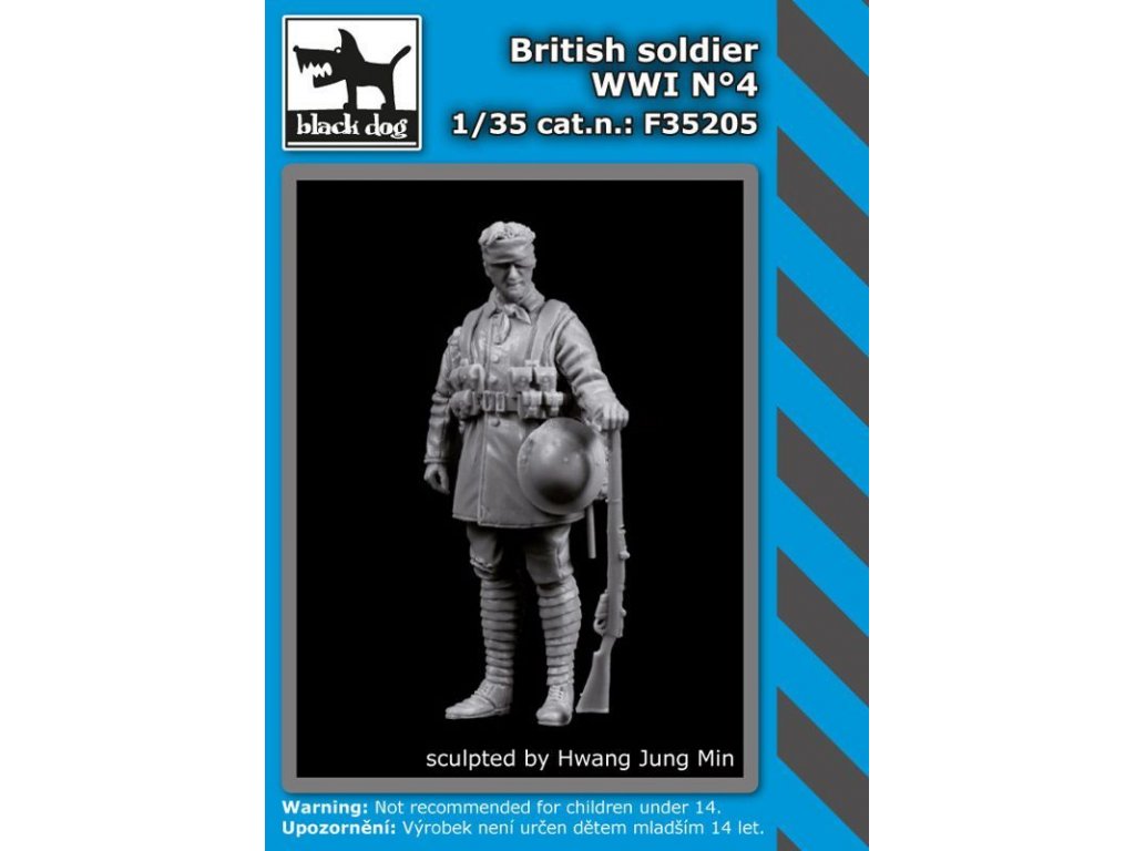 BLACKDOG 1/35 British Soldier WWI No.4 (1 fig.)