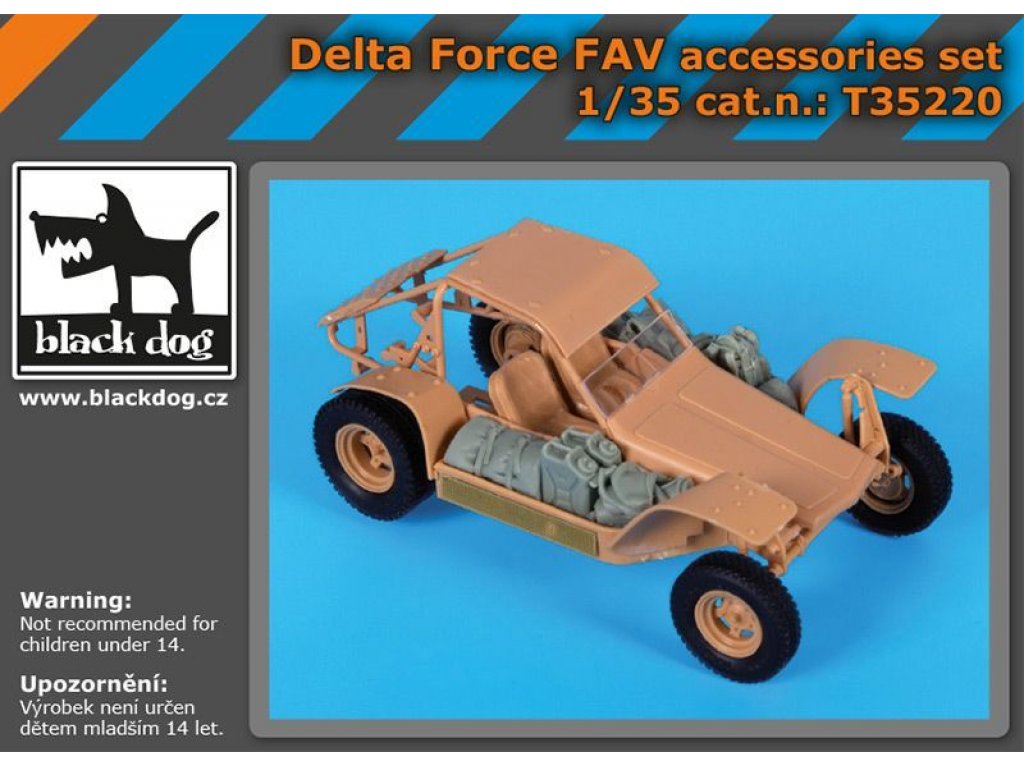 BLACKDOG 1/35 Delta Force FAV accessories set (HOBBYB)