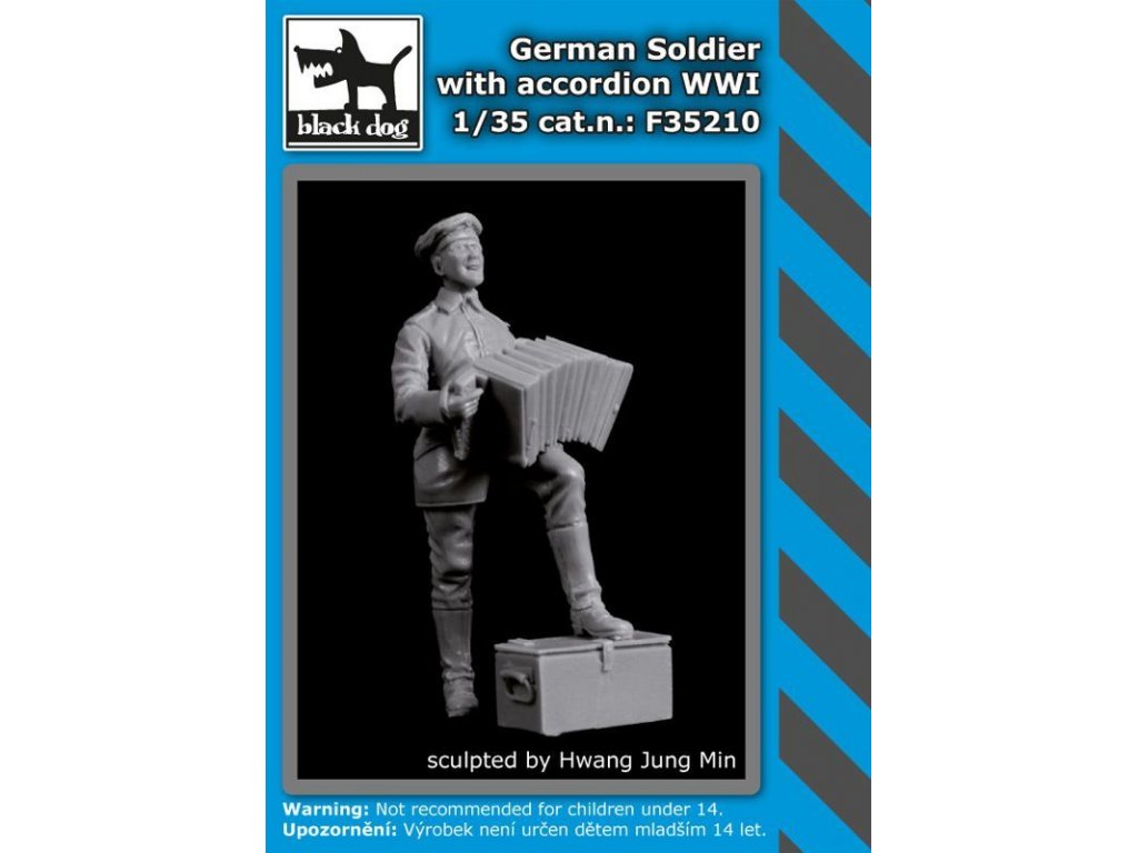 BLACKDOG 1/35 German soldier with accordion WWI (1 fig.)