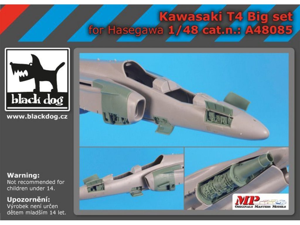 BLACKDOG 1/48 Kawasaki T 4 big set for HAS