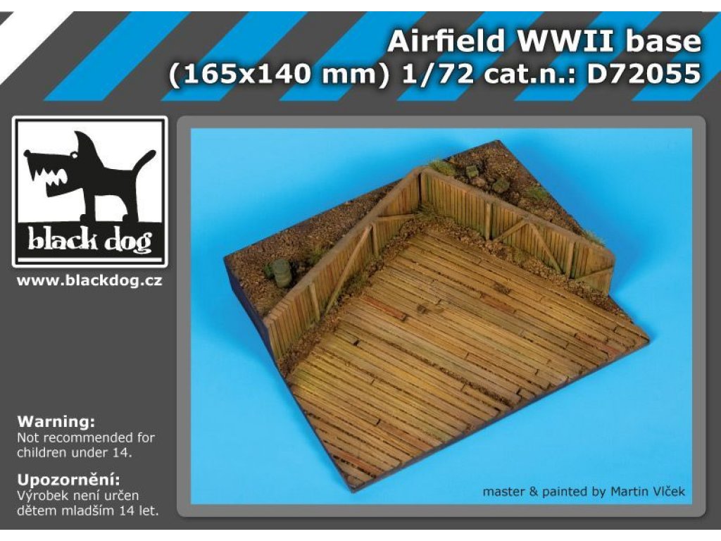 BLACKDOG 1/72 Airfield WWII base (165x140 mm)