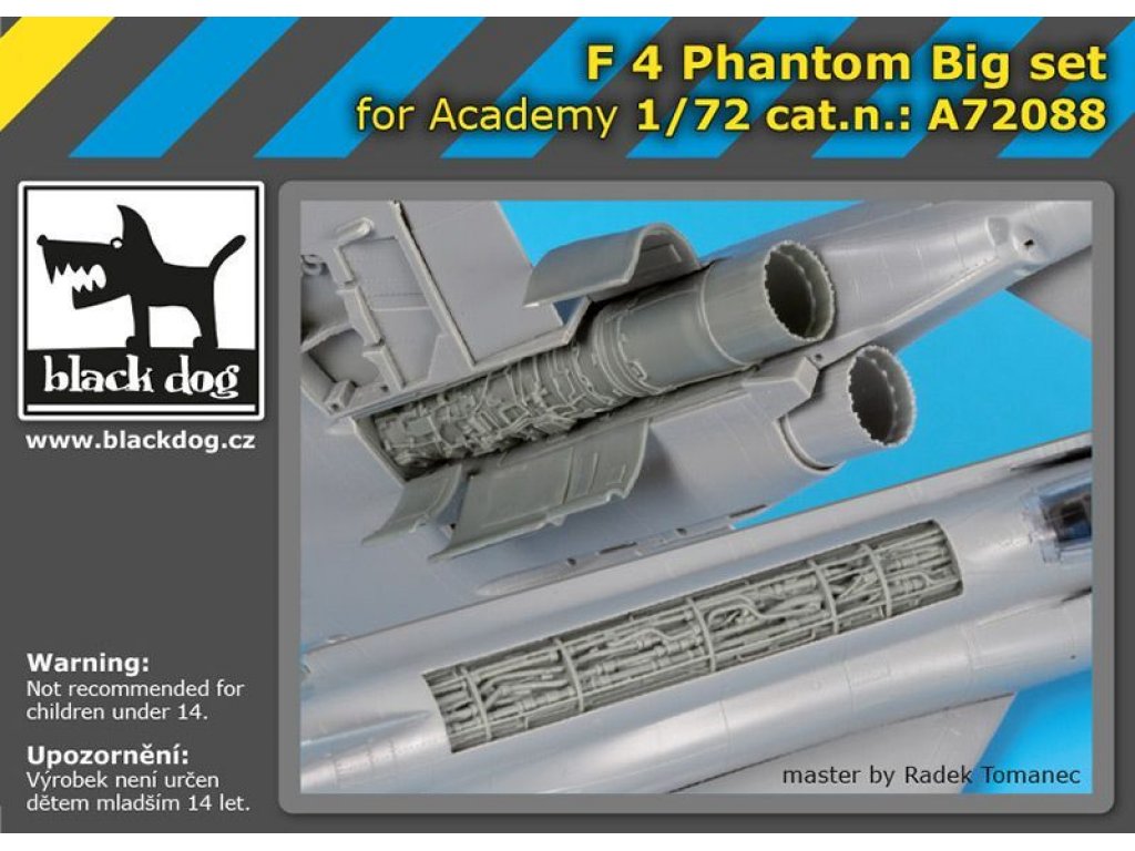BLACKDOG 1/72 F-4 Phantom II Big set for ACA