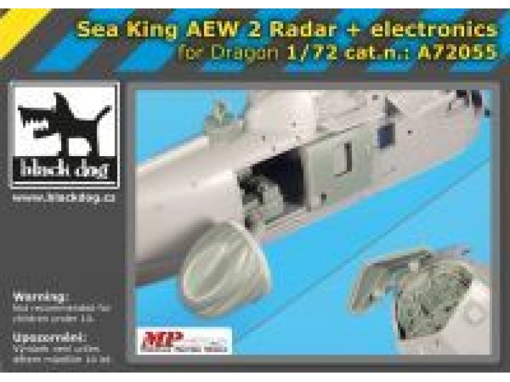 BLACKDOG 1/72 Sea King AEW 2 radar+electronics for DRA