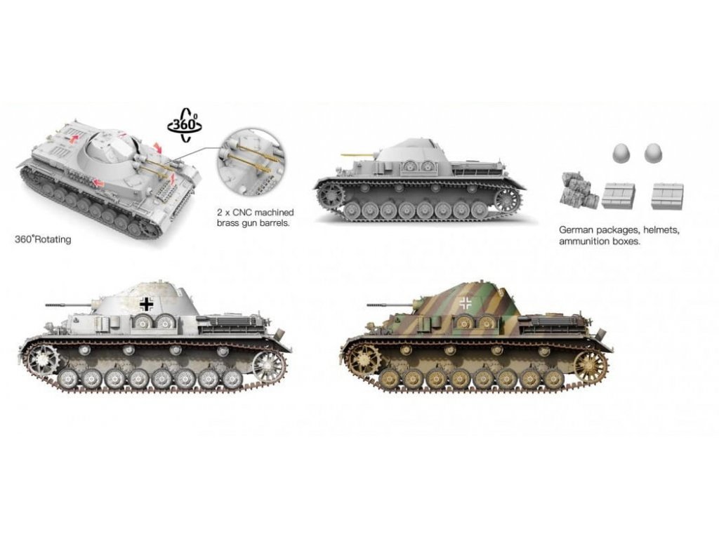 BORDER MODEL 1/35 Kugelblitz Flak Panzer IV