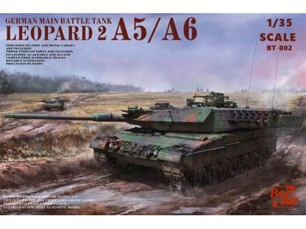 BORDER MODEL 1/35 Leopard A5/A6 Early + A6 Late