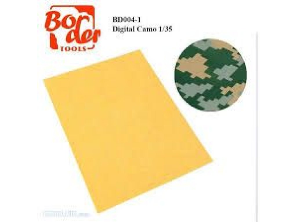 BORDER MODEL BD004-1 Digital Camouflage 1/35 Mask plate