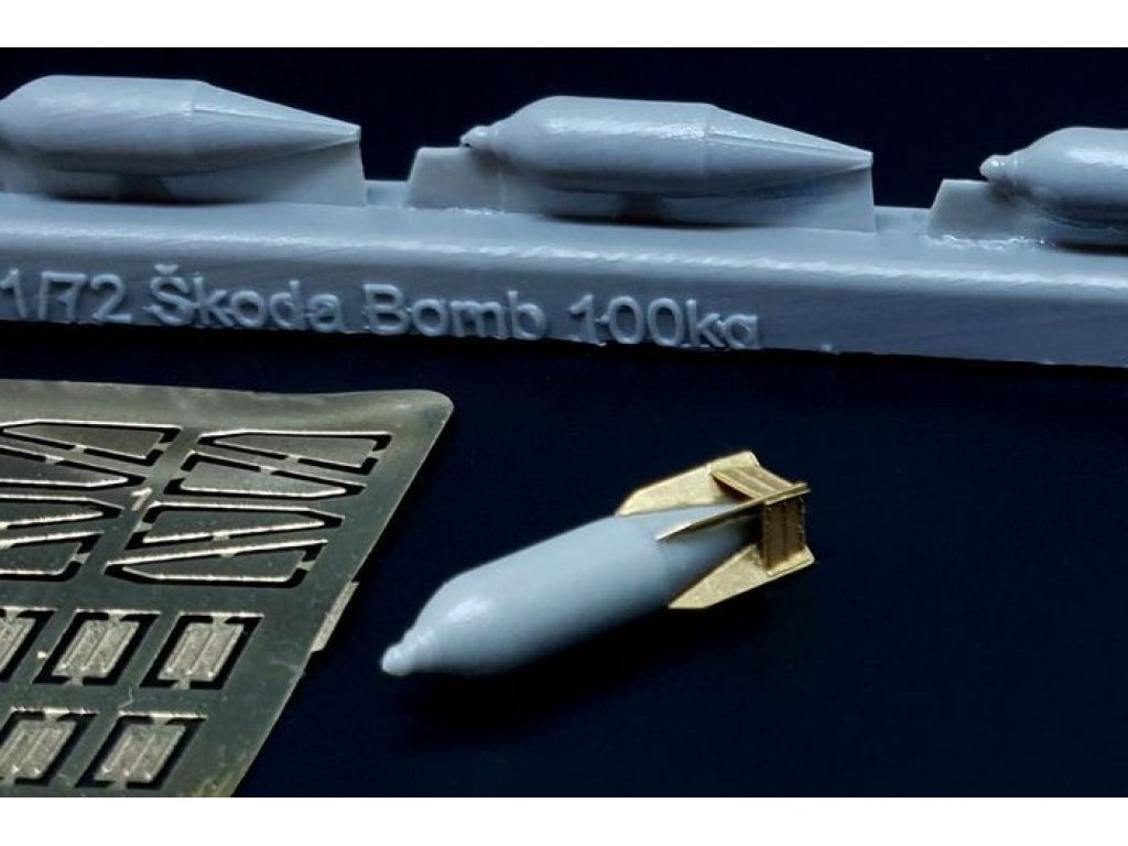 BRENGUN 1/72 Skoda 100kg bomb - interwar period (4 pcs.)