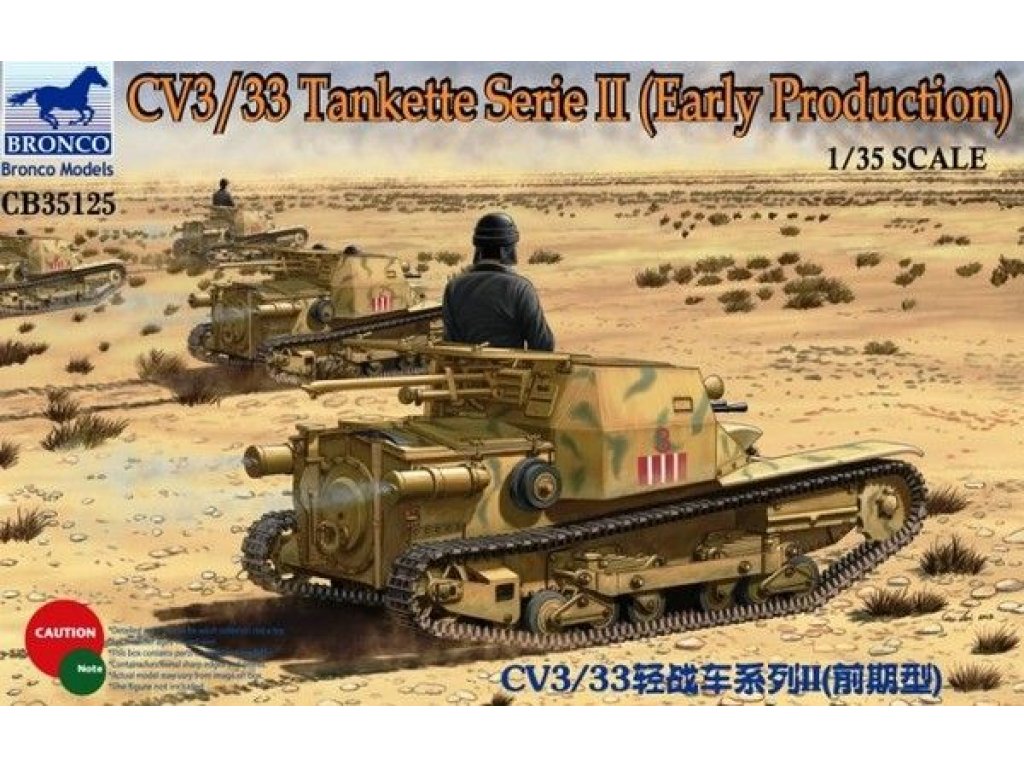 BRONCO 1/35 CV3/33 Tankette Serie II - Early