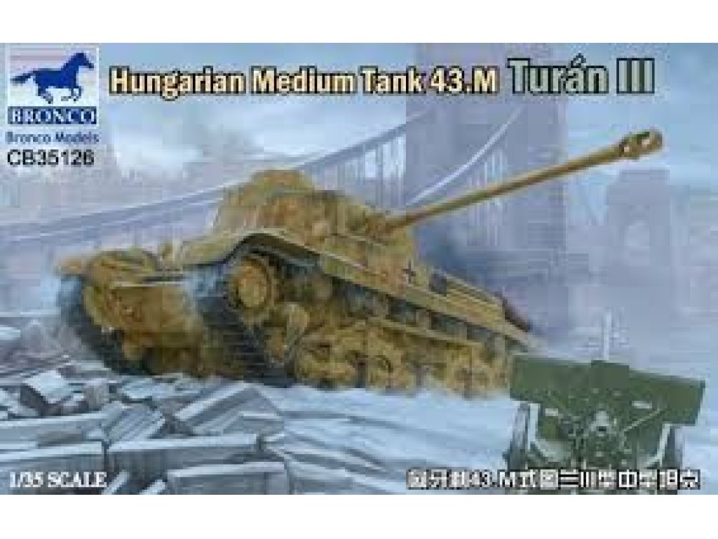 BRONCO 1/35 Hungary Medium Tank 43.M Turan III