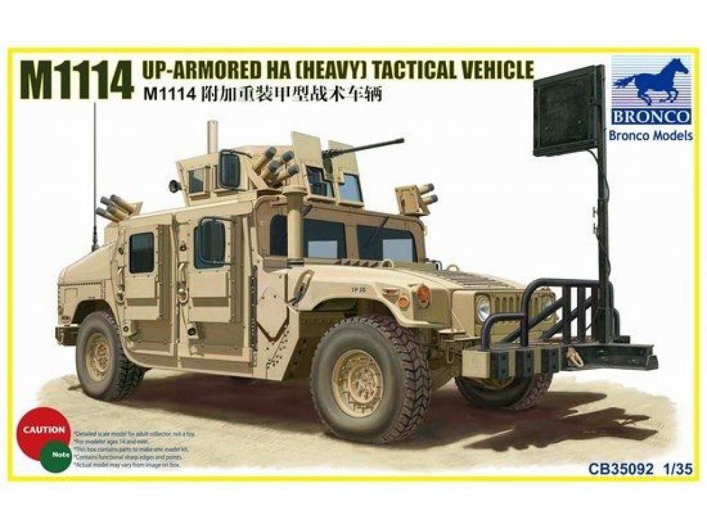 BRONCO 1/35 M1114 Up-Armored HA Tactical Vehicle