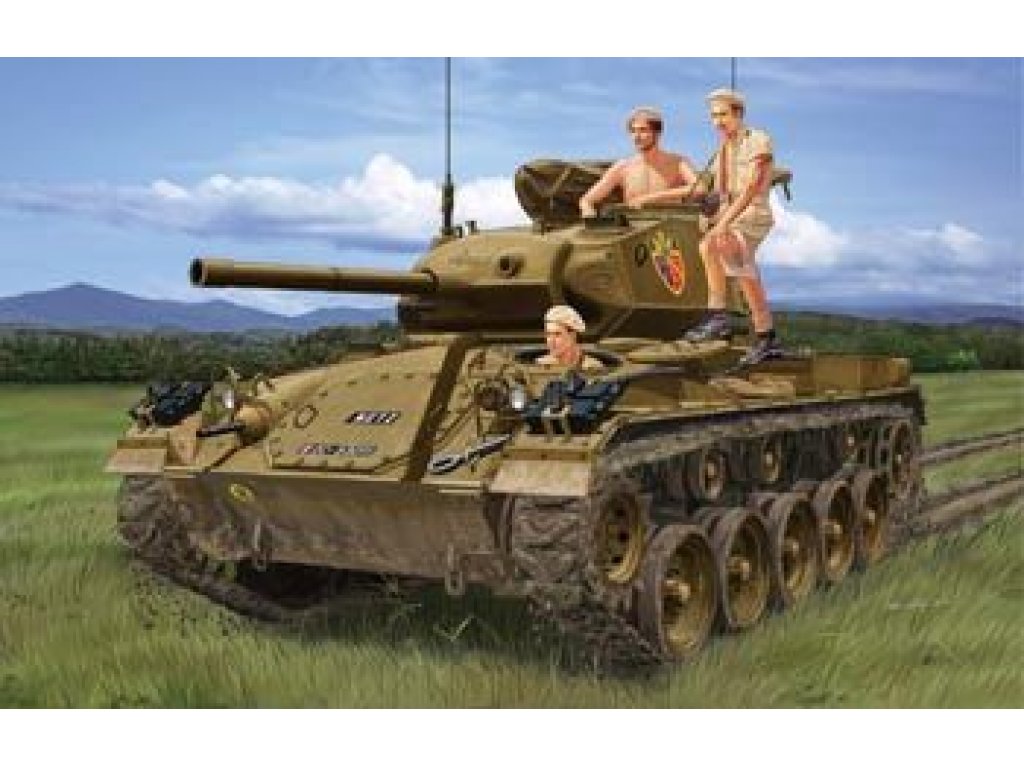 BRONCO 1/35 M24 Chaffee In Indochina War