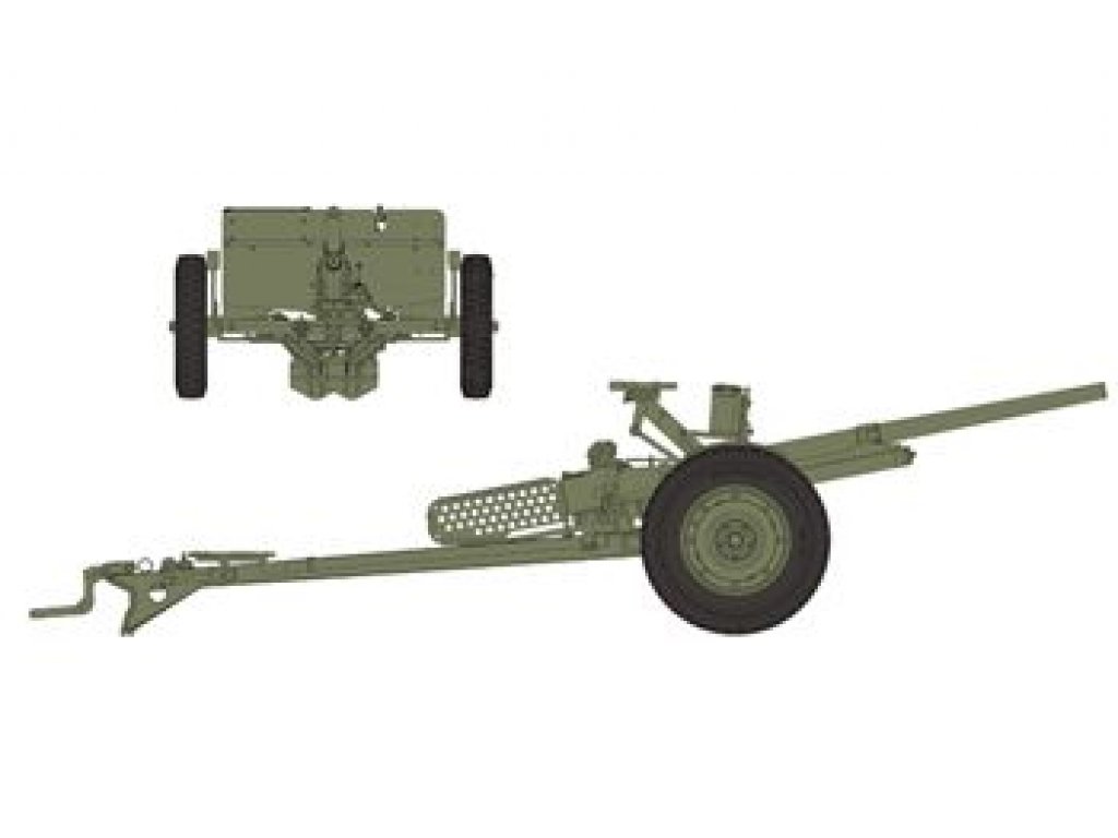 BRONCO 1/35 M3A1 37 mm anti-tank gun