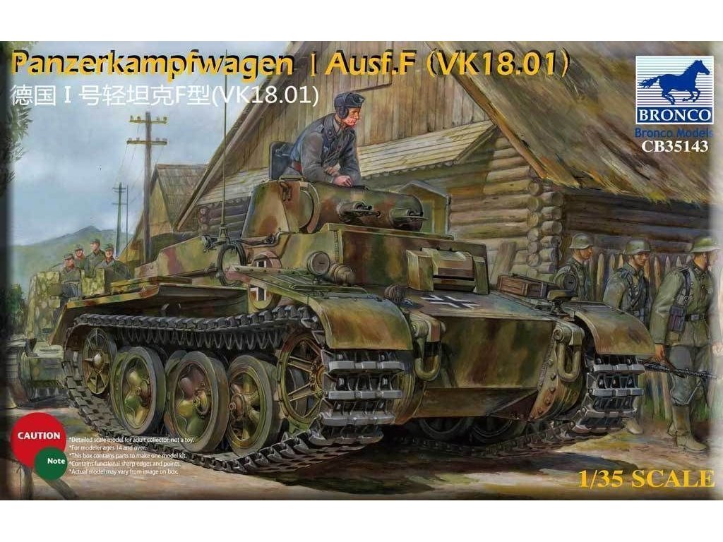 BRONCO 1/35 Pzkpfw I Ausf.F(VK1801)