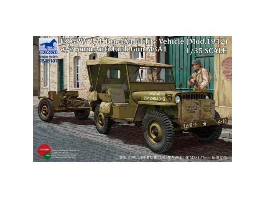 BRONCO 1/35 US GPW 1/4 ton 4/4 Utility Vehicle