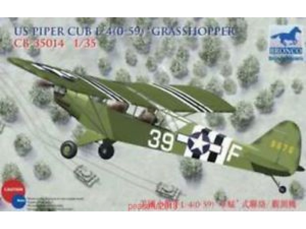 BRONCO 1/35 US Piper Cub L4 (0-59) Grasshopper