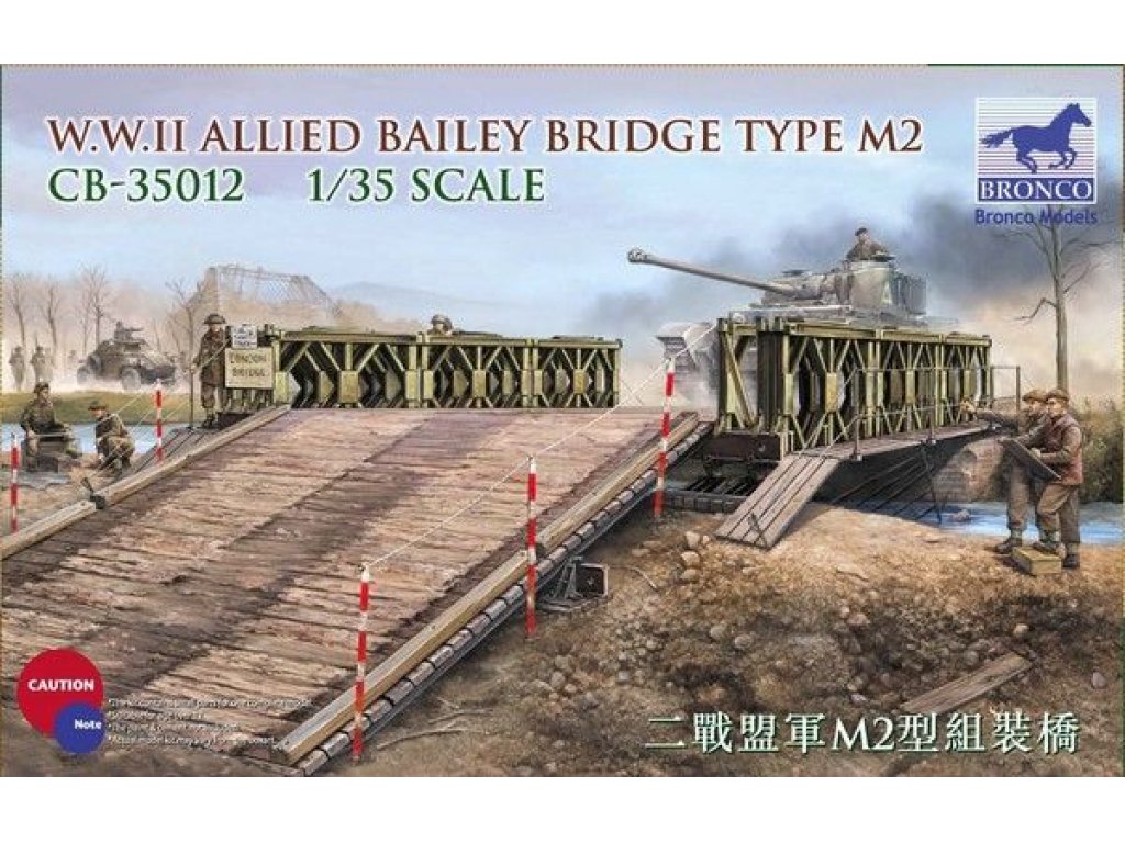 BRONCO 1/35 WWII Alied Bailey Bridge Type M2