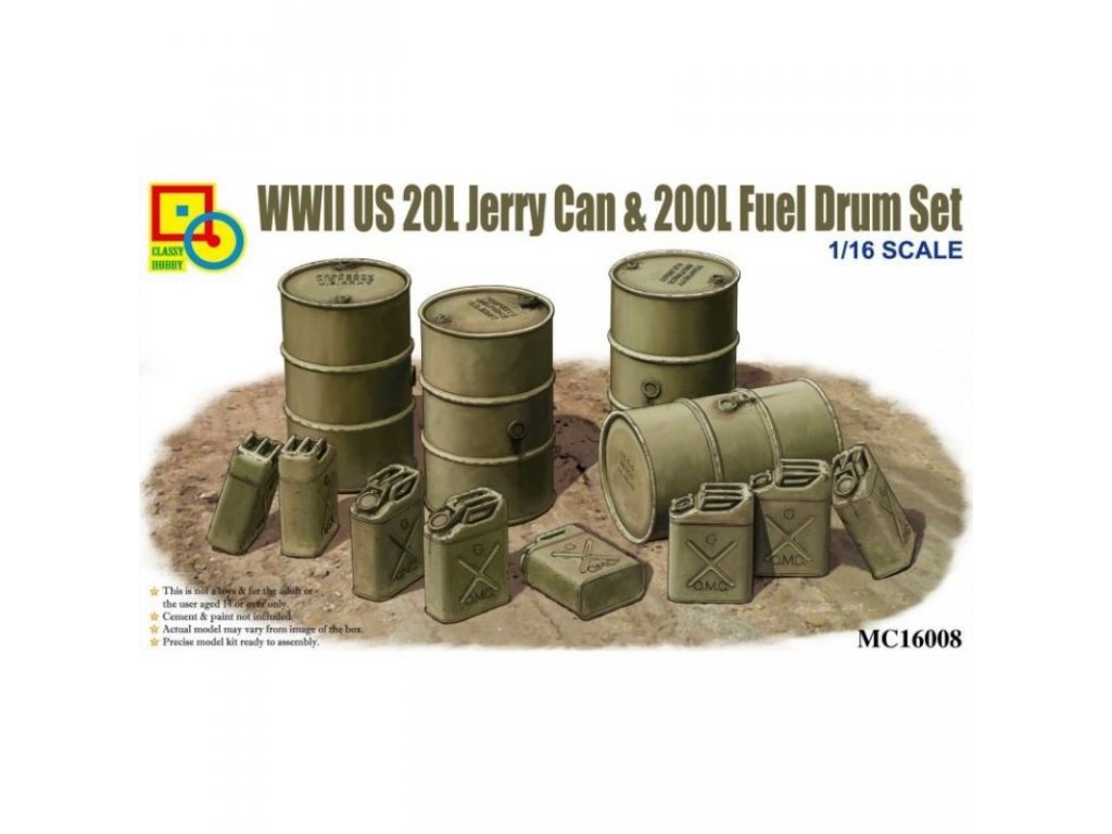 CLASSY KITS 1/16 WWII US20L Jerry can   drum
