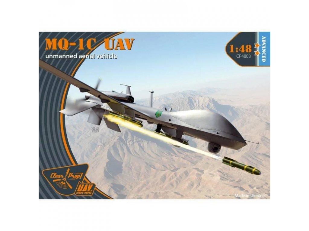 CLEAR PROP 1/48 MQ-1C Unmanned Aerial Vehicle