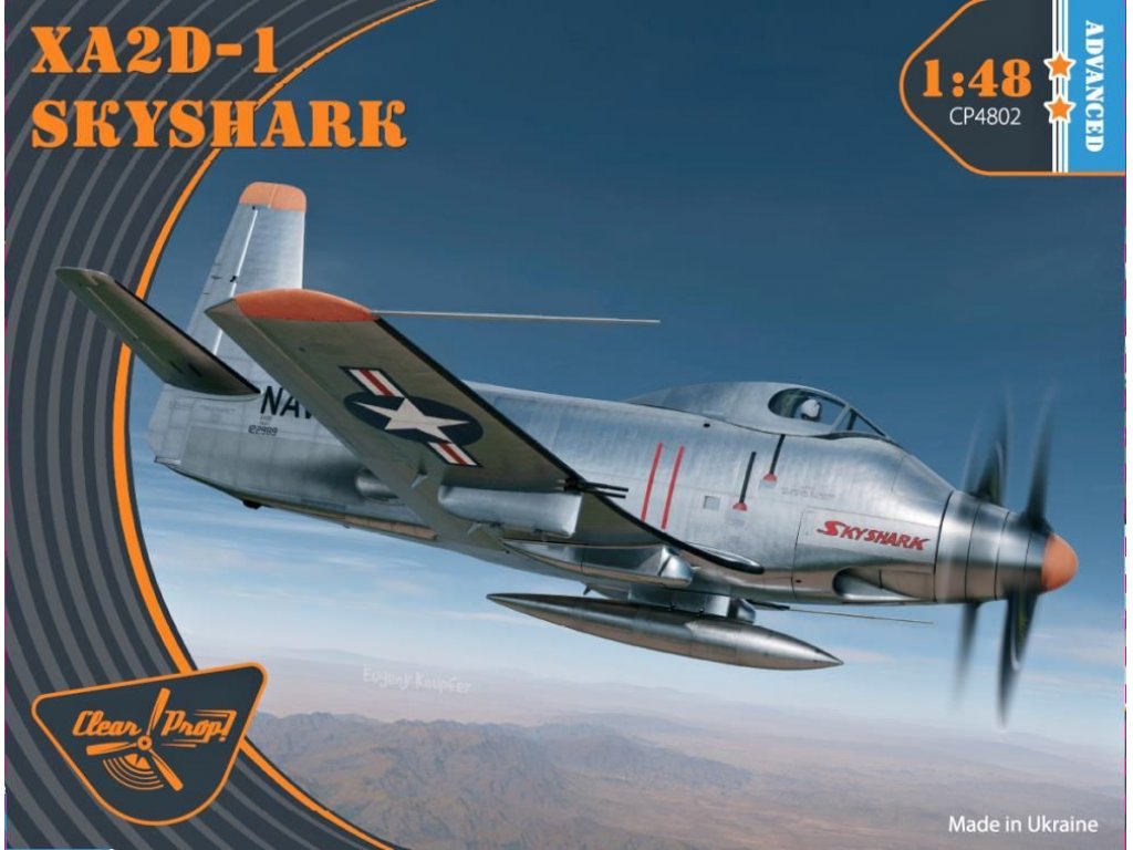 CLEAR PROP 1/48 XA2D-1 Skyshark - Clear Prop