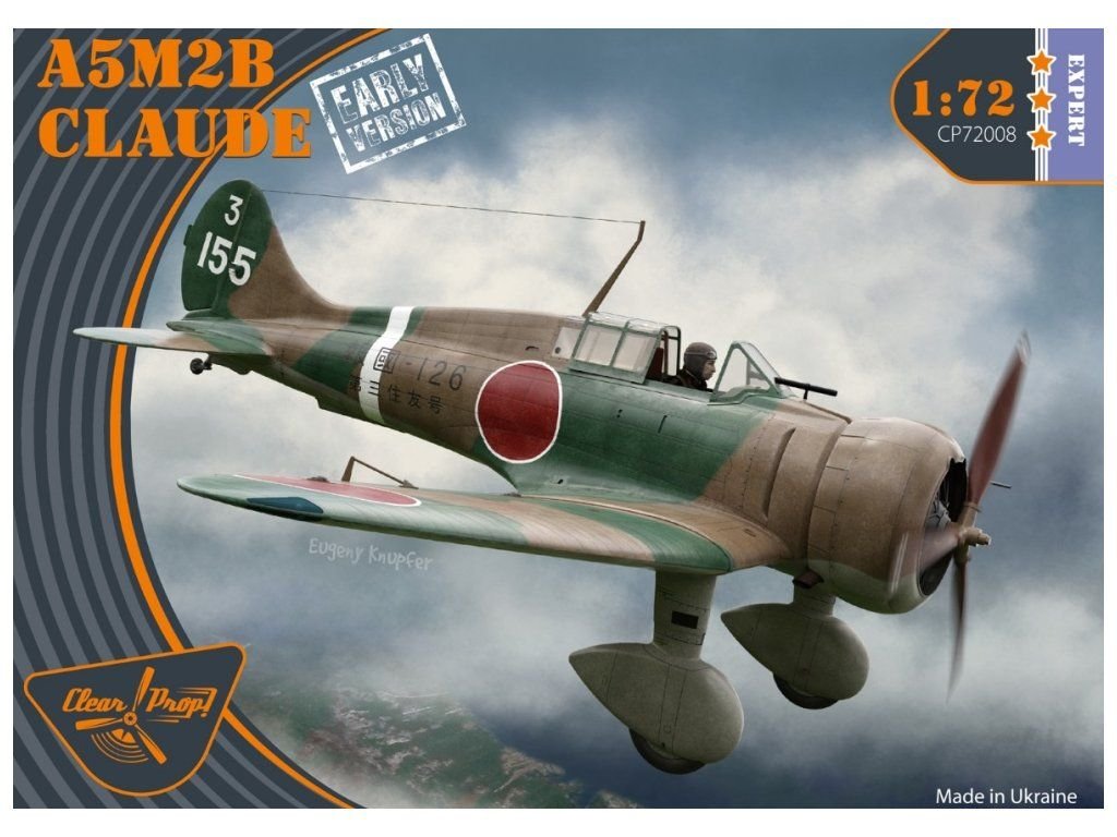 CLEAR PROP 1/72 A5M2b Claude Early (4x camo, 1938-1941)