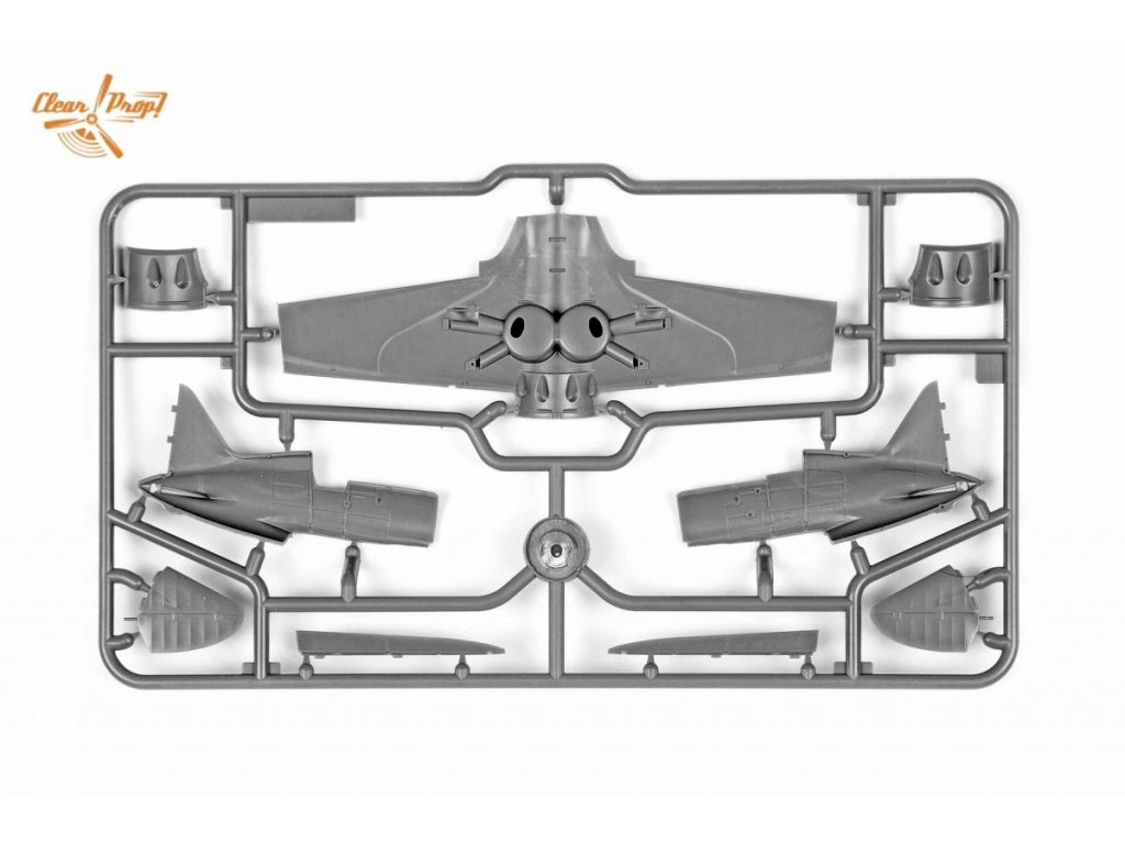 CLEAR PROP 1/72 I-16 Type 5 In the sky of Spain
