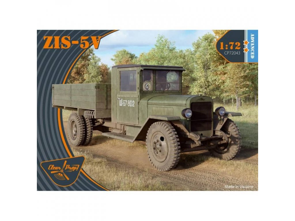 CLEAR PROP 1/72 ZiS-5V (2x camo)