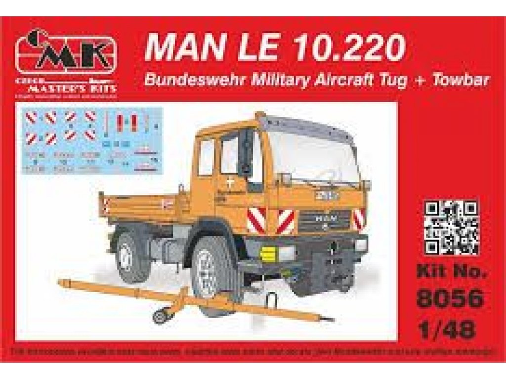 CMK 1/48 MAN LE 10.220 Military Airport Tug + towbar