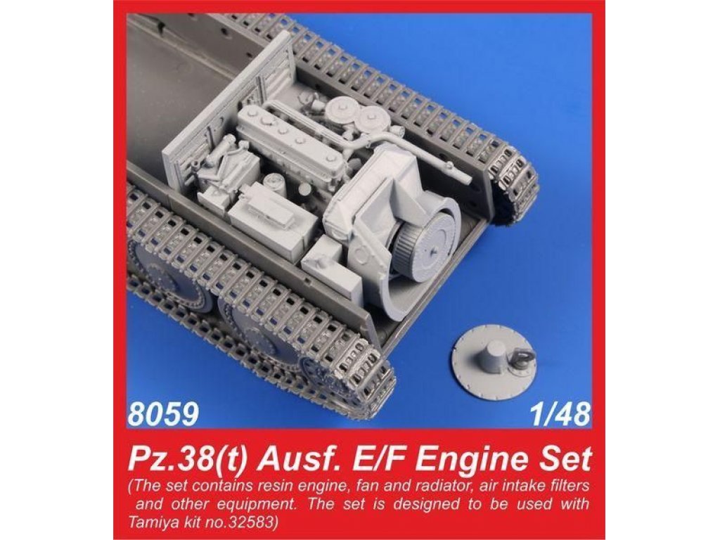 CMK 1/48 Pz.38(t) Ausf. E/F Engine Set for TAM
